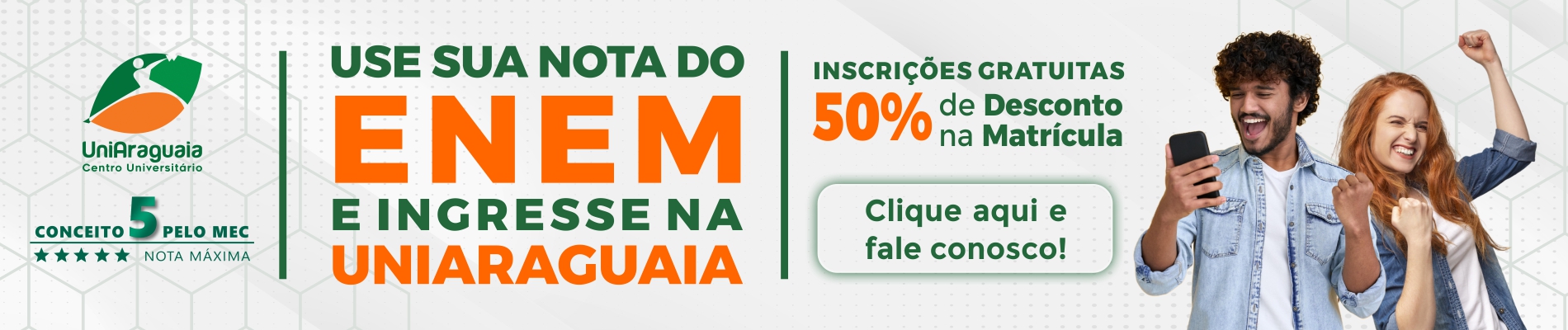 UniAraguaia - INSCREVA-SE - Processo Seletivo