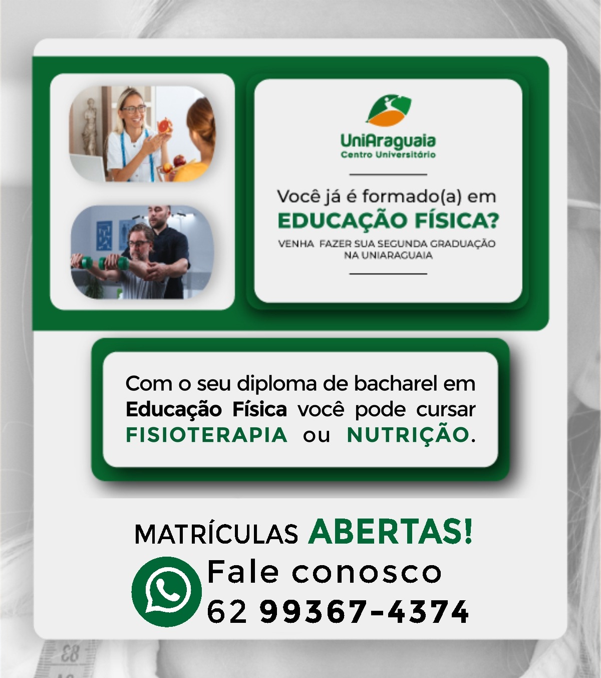 UNIARAGUAIA - Educação Física - Segunda Graduação