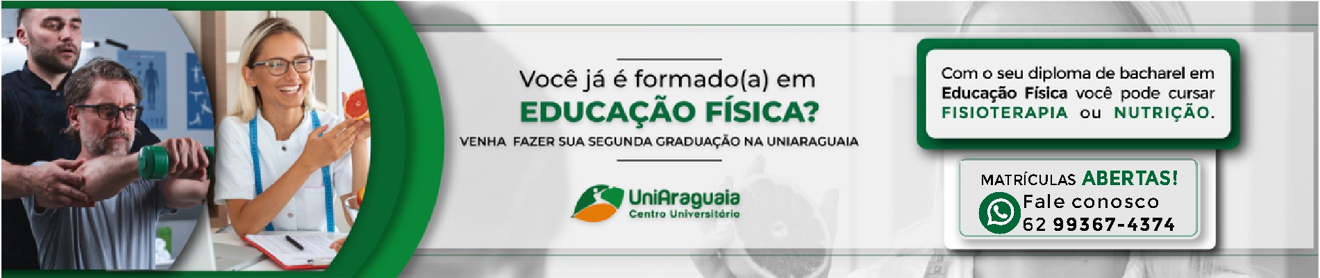 UNIARAGUAIA - Educação Física - Segunda Graduação