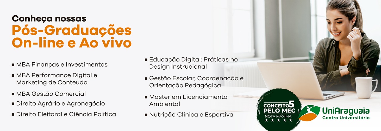 UniAraguaia - Pós-Graduação - Online e ao Vivo