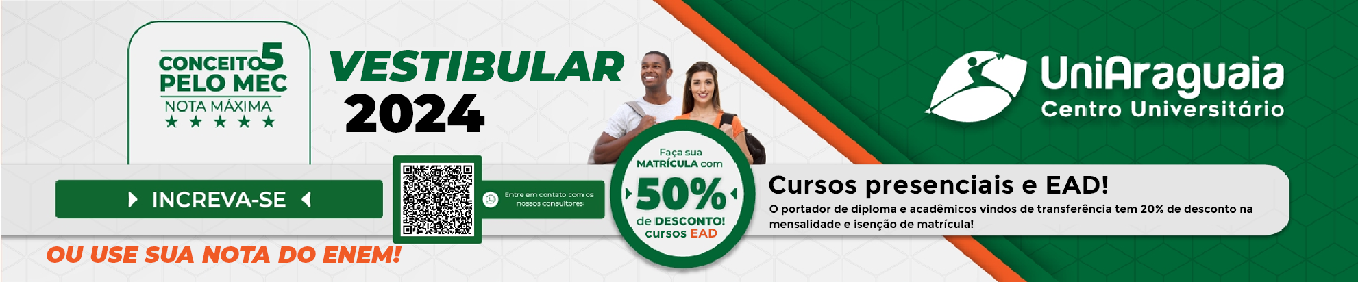 UniAraguaia - INSCREVA-SE - Processo Seletivo