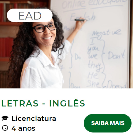 Letras - Inglês - EaD - UniAraguaia