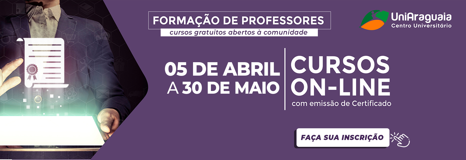 UniAraguaia - Formação de Professores para Ambiente On-Line